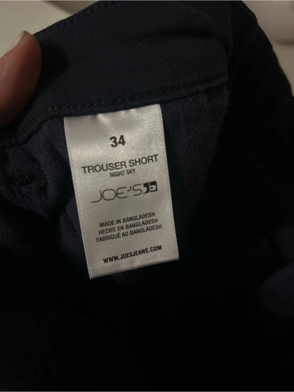 Joe's Jeans Men's Navy Flat-Front Shorts